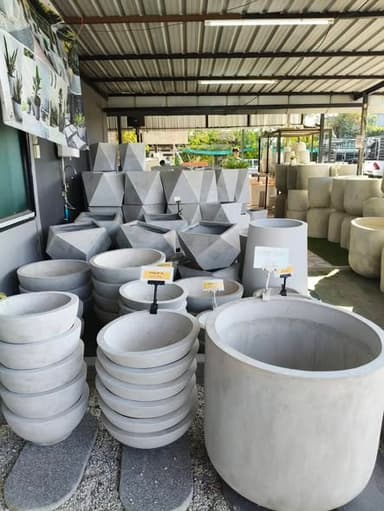 กระถางปูนสวยๆ