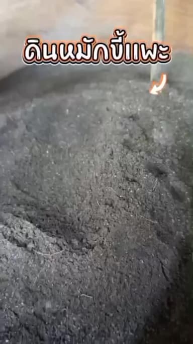 ดินหมักขี้แพะคุณภาพ