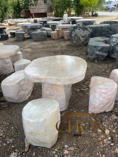 โต๊ะหินธรรมชาติ