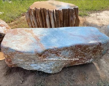 ม้านั่งหินแท้