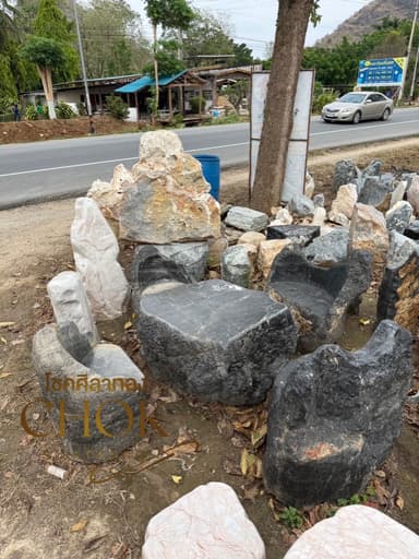โต๊ะหินธรรมชาติ